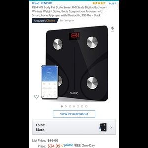 Renpho Wireless weight body scale